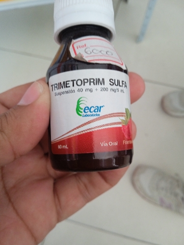Trimetoprim sulfa  suspension x 120ml ecar