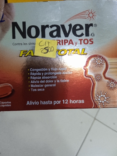 Noraver fast total capsulas