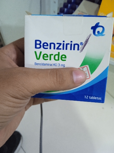 Benzirin verde tabletas