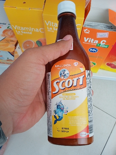 Emulsion de scott tradicional x 180ml
