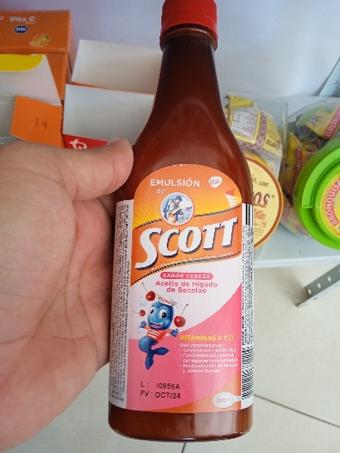Emulsion de scott cereza  x 360ml