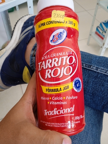 Tarrito rojo grande tradicional x 380gr