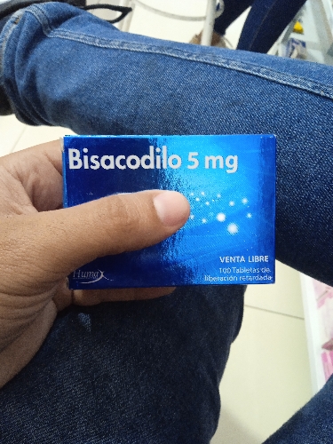 Bisacodilo tabletas  5 mg - humax