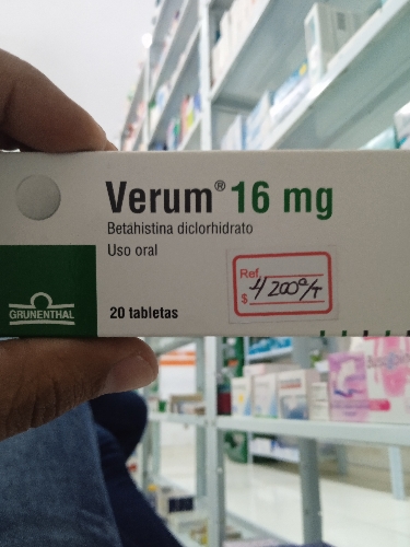 Verum tabletas  16 mg