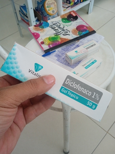 Diclofenaco 1% gel topico x50g- vitalis
