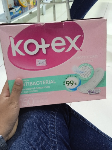 Protectores kotex caja x 150