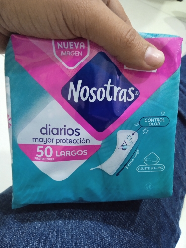 protectores nosotroas diarios largos x 50