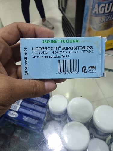 Lidoprocto supositorio - ropsohn