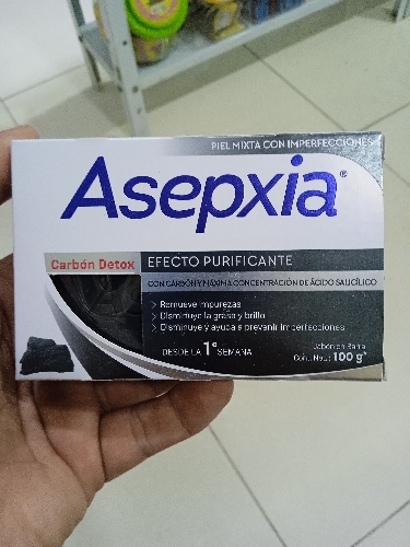 Asepxia carbón detox x 100mg