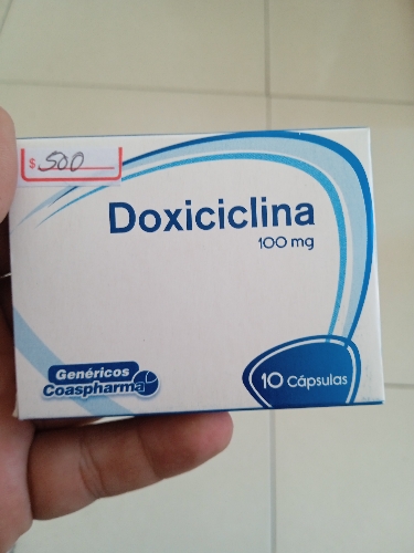 Doxiciclina tabletas 100mg/ coaapharma