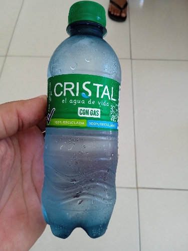 Agua cristal con gas x 300ml