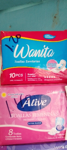 WANITA TOALLA DIA 10U