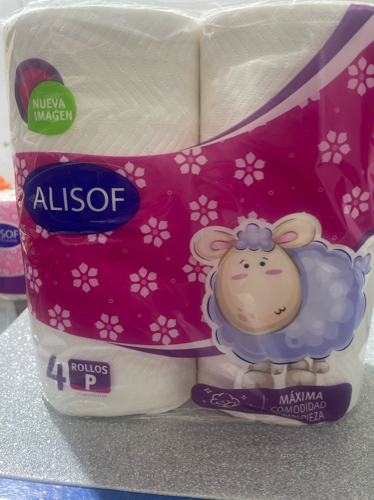 Papel 4 rollos  Alisof