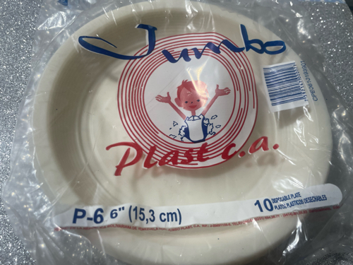 Platos plásticos fiestas P-8 8”