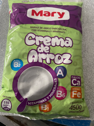 CREMA DE ARROZ Mary 450g