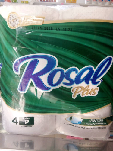 PAPEL ROSAL 4 rollos