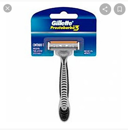 Gillette prestobarba x 3 hojas