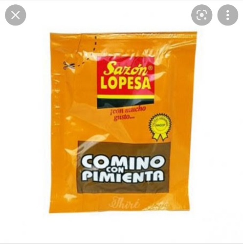 Comino con pimienta lopesa