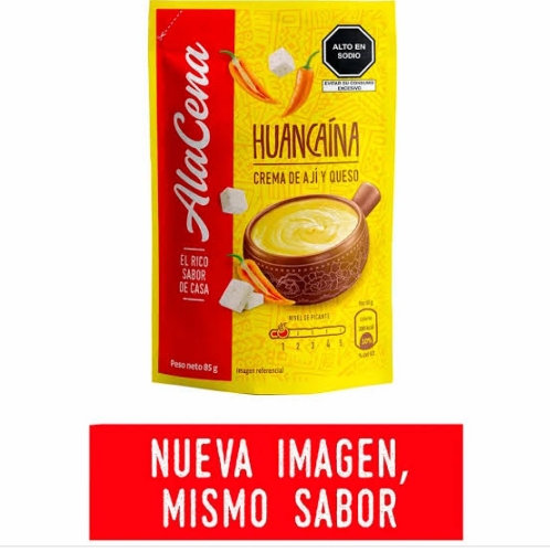 Huancaína crema de ají y queso 85g