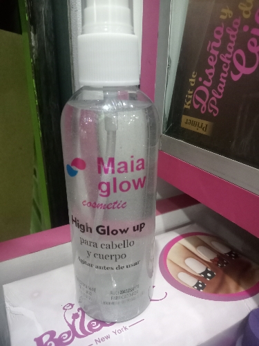 Brillo corporal Maia plata y dorado