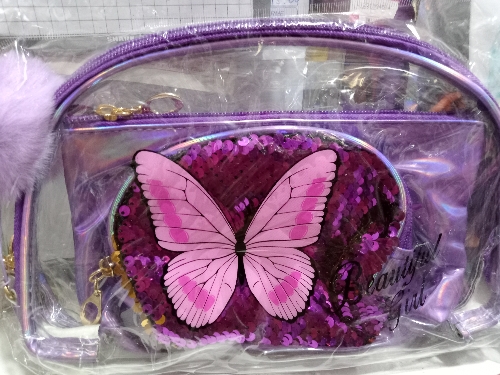 Arita Neceser De 3 Cuerpos Transparente