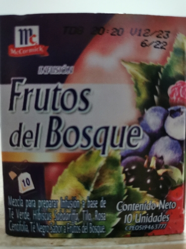Té frutos del bosque