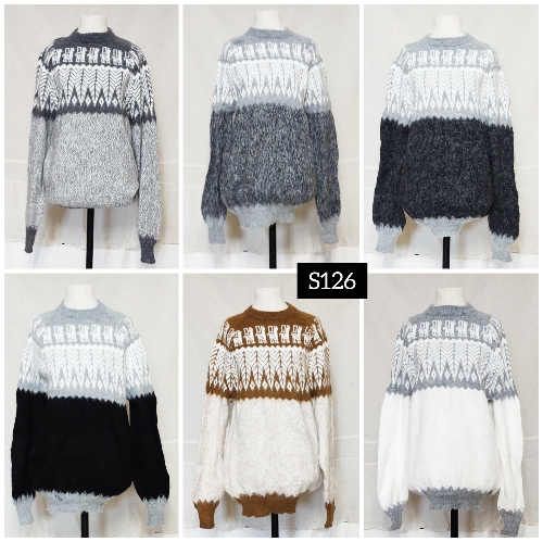 S126 Pullover hoja