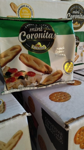 Coronitas snack sabor pizza