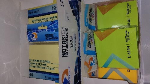 Notas adhesivas fluor