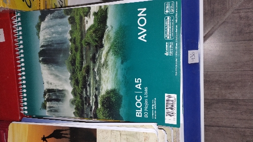 Block Avon A5 84 hojas ralladas
