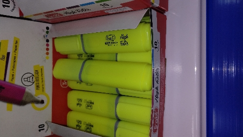 Resaltador fluor amarillo