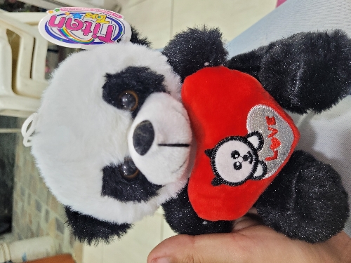 Oso panda 20cm con sonido