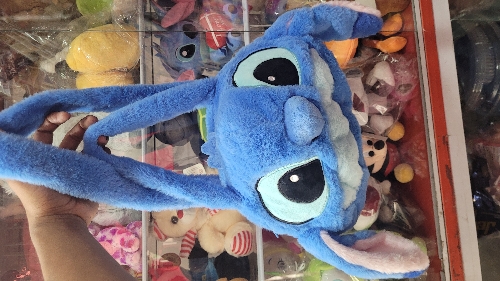 Bolso peludito stitch