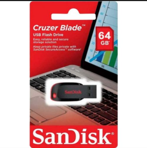 Pen Drive Sandisk Cruzer Blade 64Gb