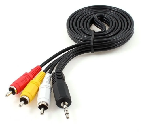 Cable Audio Y Video Mini Plug 3.5mm