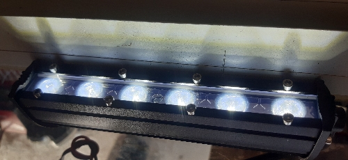 BARRA LED SLIM 6LED BLANCA UNIDAD