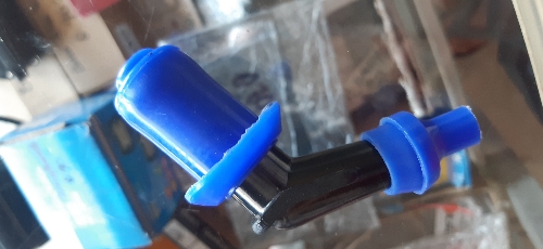 CAPUCHON DE CANDELA GY6 NEGRO/AZUL MOTOACQ
