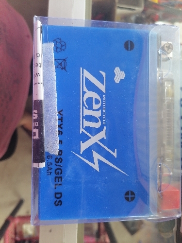 BATERIA DE GEL FT125 YTX6.5-BS/GEL ZENX