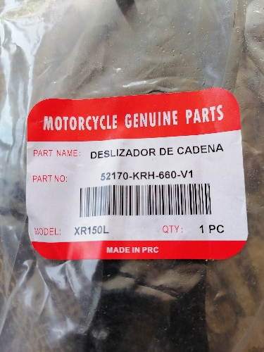 DESLIZADOR DE CADENA XR150L V-ONE