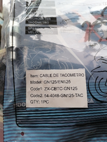CABLE DE TACOMETRO GN125/EN125 ZENX