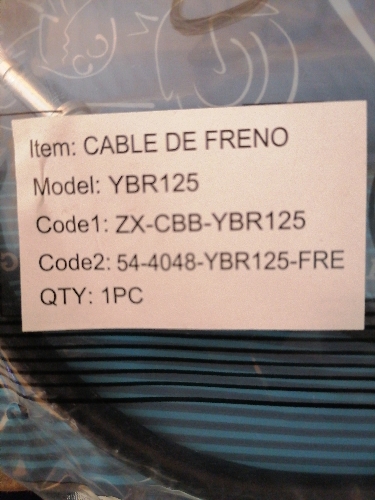 CABLE DE FRENO YBR125