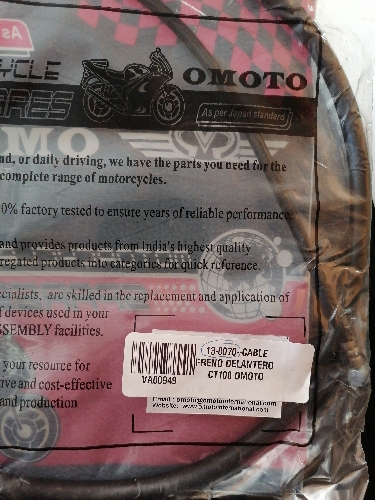 CABLE DE FRENO CT100 OMOTO