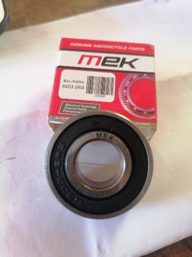 COJINETE 6203 SELLADO DE HULE MEK