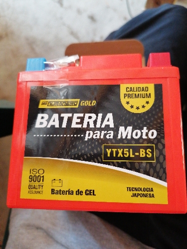 BATERIA DE GEL BROS150/NS160/CRF230 YTX5L-BS DURADERO GOLD