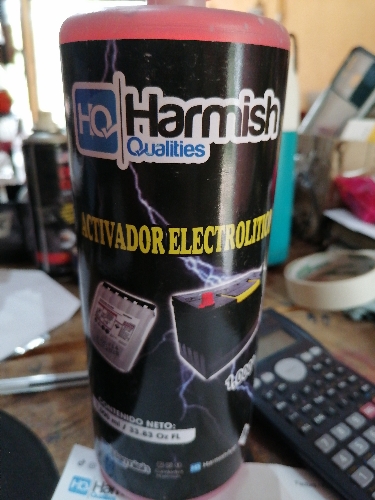 ACTIVADOR DE BATERIA ELECTROLITTO ROJO 1000 LITRO HARMISH
