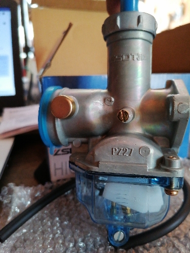 CARBURADOR CG150 AZUL PZ27 - SCL-20