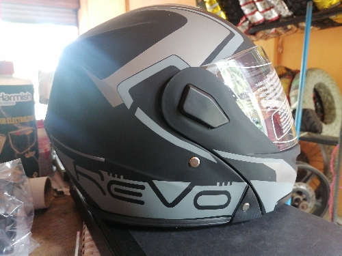 CASCO DOBLE PROPOSITO L NEGRO/GRIS VENTO VR285