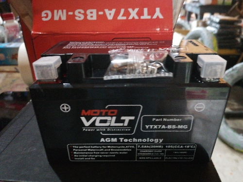 BATERIA DE GEL PASOLA YTX7A-BS MOTO VOLT - YTX7A-