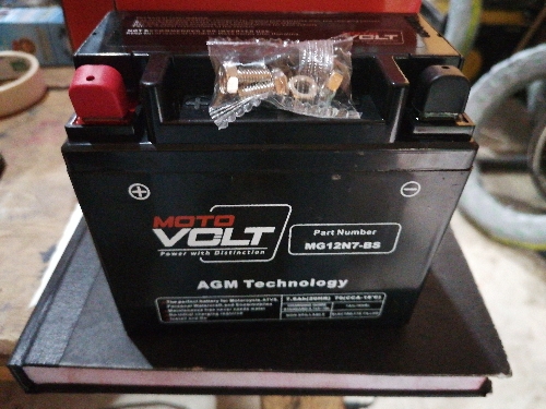 BATERIA DE GEL GN125 12N7-4A MOTO VOLT - MG12N7