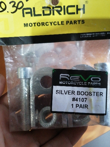 BASE EXTENCION AMORTIGUADOR PLATEADO 4107 REVO